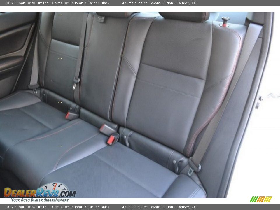 Rear Seat of 2017 Subaru WRX Limited Photo #22
