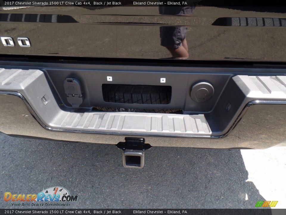 2017 Chevrolet Silverado 1500 LT Crew Cab 4x4 Black / Jet Black Photo #10