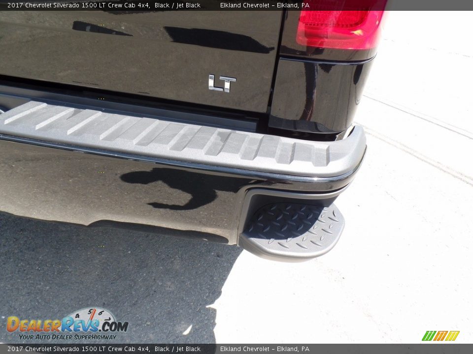 2017 Chevrolet Silverado 1500 LT Crew Cab 4x4 Black / Jet Black Photo #11