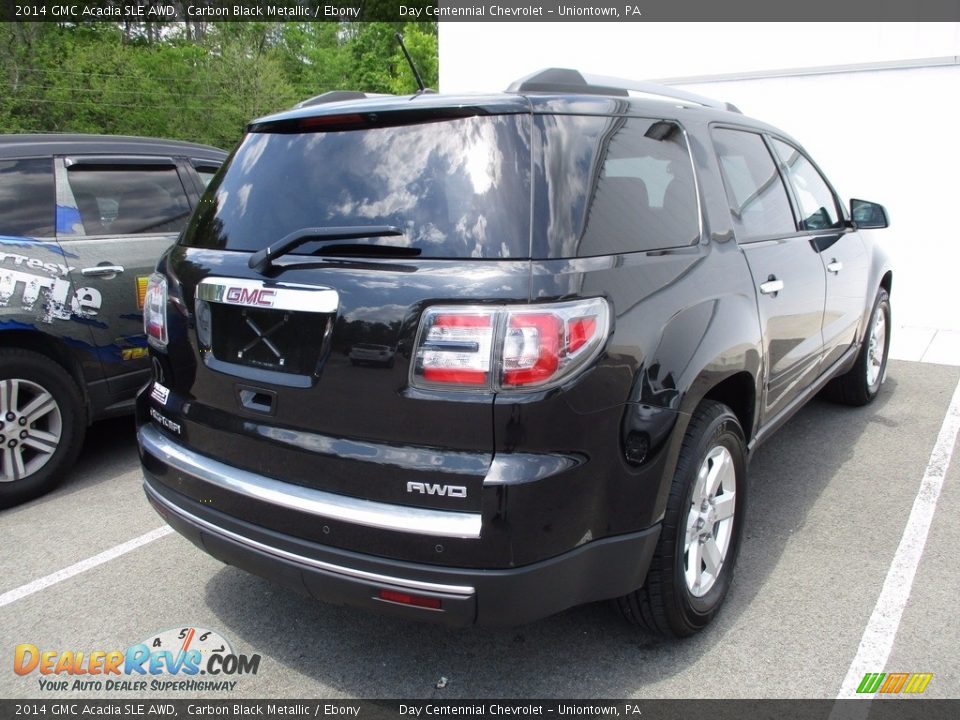 2014 GMC Acadia SLE AWD Carbon Black Metallic / Ebony Photo #4