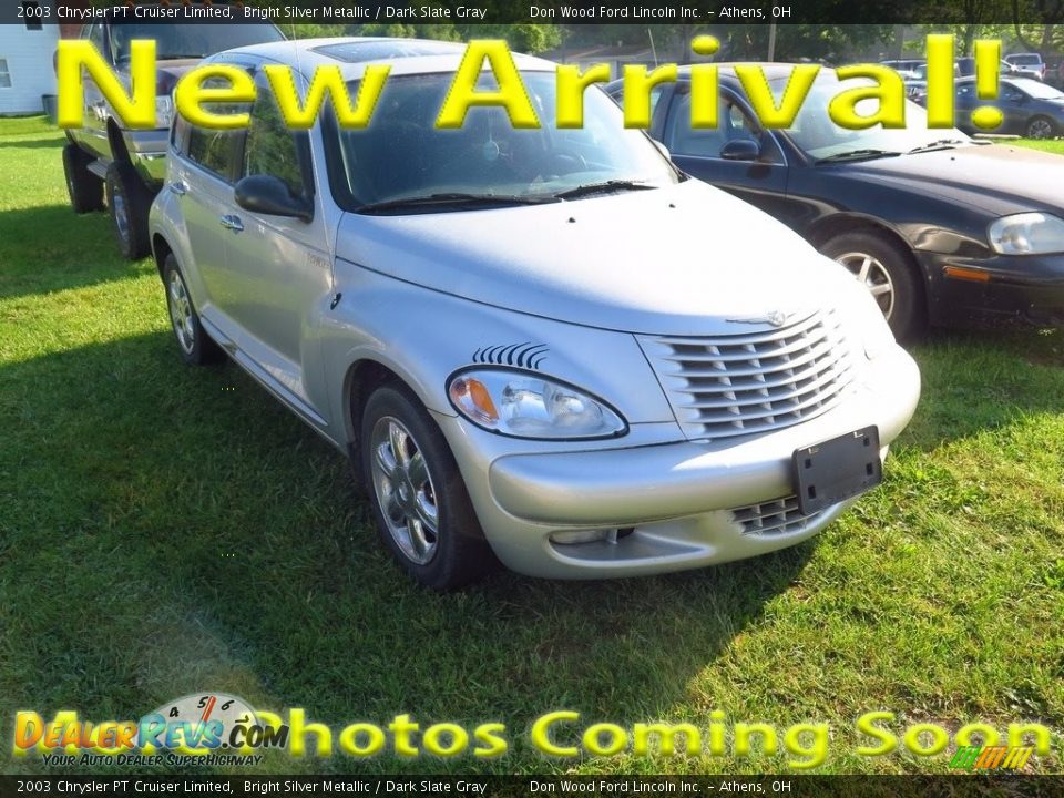 2003 Chrysler PT Cruiser Limited Bright Silver Metallic / Dark Slate Gray Photo #1