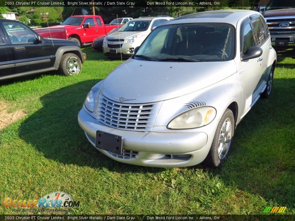 2003 Chrysler PT Cruiser Limited Bright Silver Metallic / Dark Slate Gray Photo #3