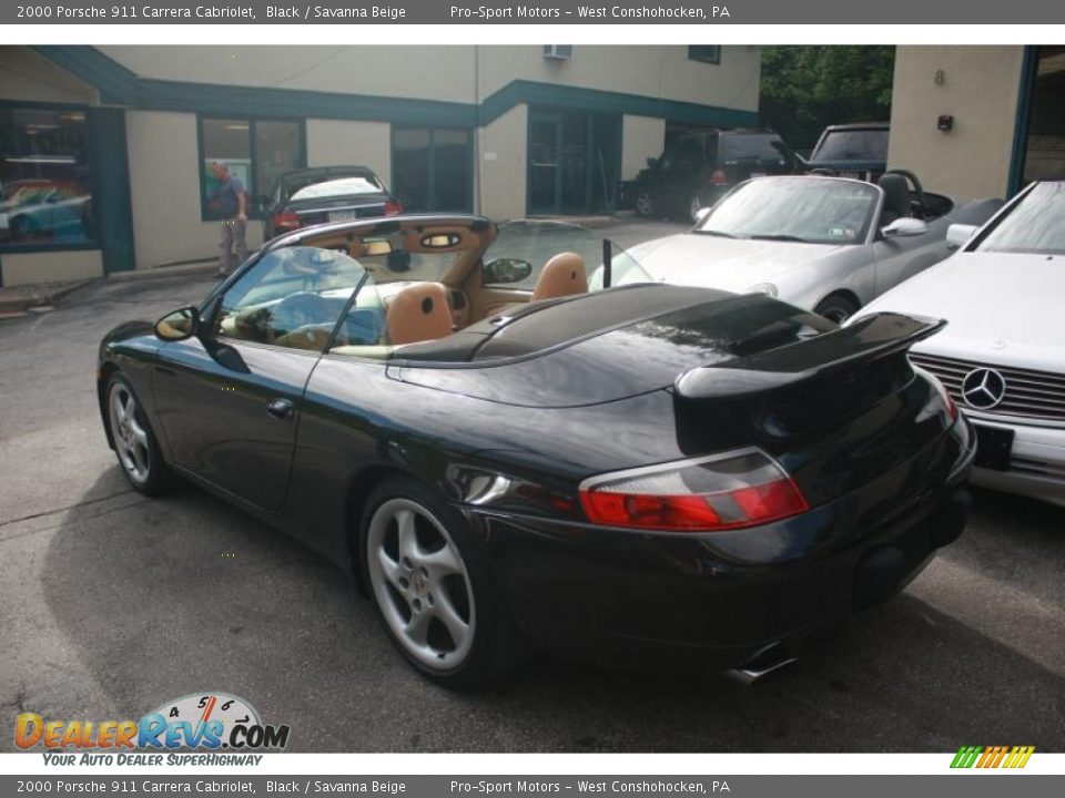 2000 Porsche 911 Carrera Cabriolet Black / Savanna Beige Photo #26