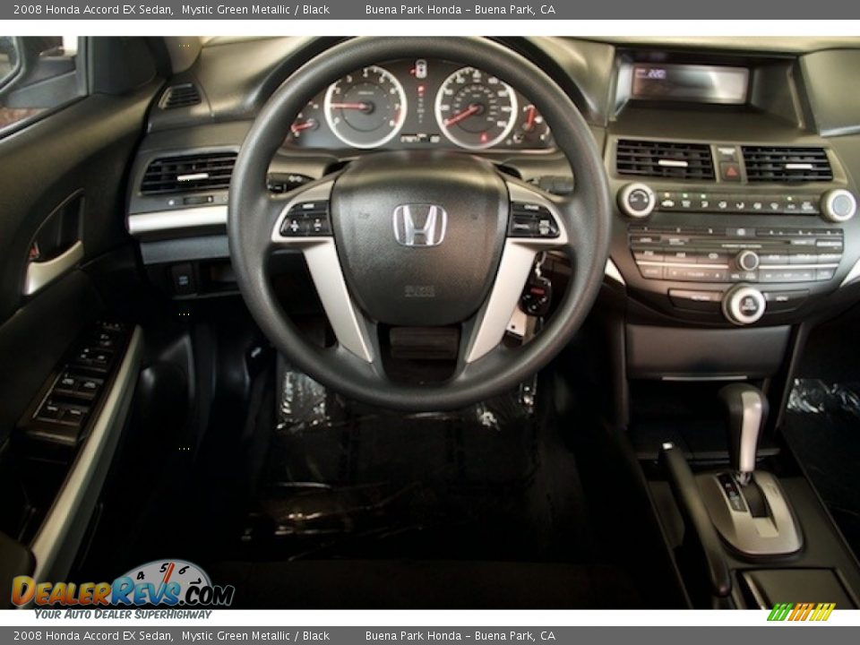 2008 Honda Accord EX Sedan Mystic Green Metallic / Black Photo #5