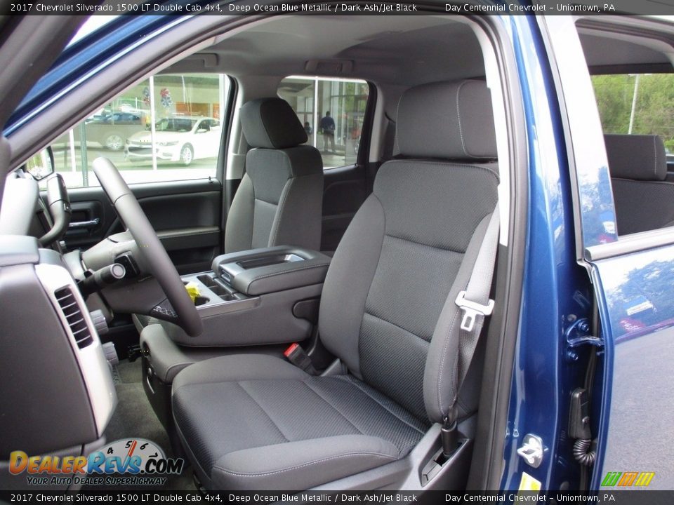 2017 Chevrolet Silverado 1500 LT Double Cab 4x4 Deep Ocean Blue Metallic / Dark Ash/Jet Black Photo #11