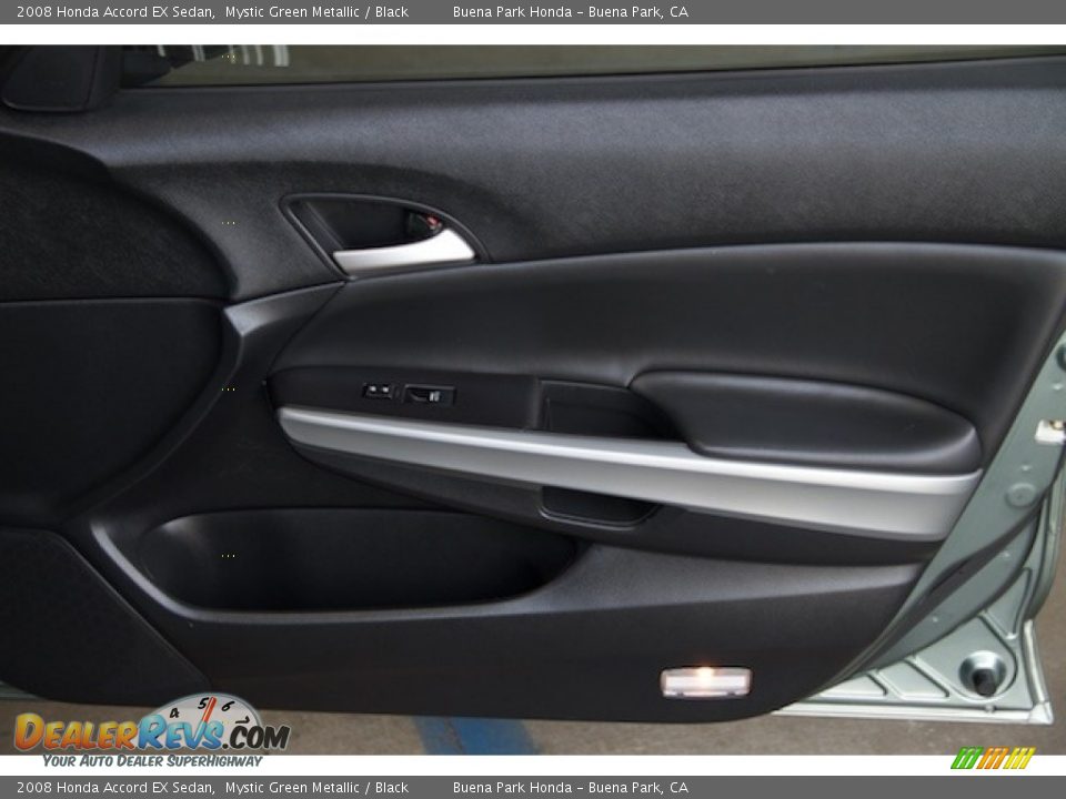 2008 Honda Accord EX Sedan Mystic Green Metallic / Black Photo #23