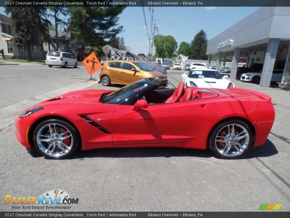 2017 Chevrolet Corvette Stingray Convertible Torch Red / Adrenaline Red Photo #3