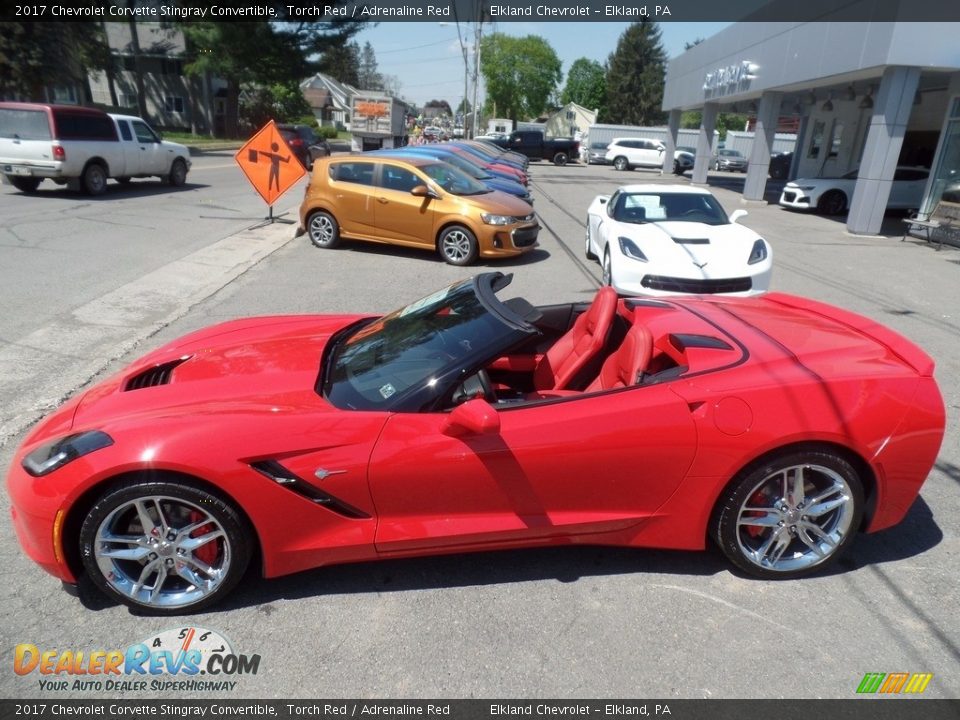 2017 Chevrolet Corvette Stingray Convertible Torch Red / Adrenaline Red Photo #4