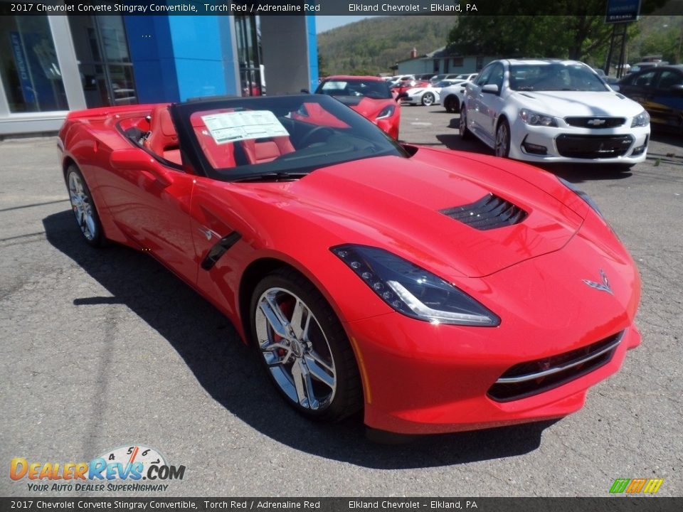 2017 Chevrolet Corvette Stingray Convertible Torch Red / Adrenaline Red Photo #7
