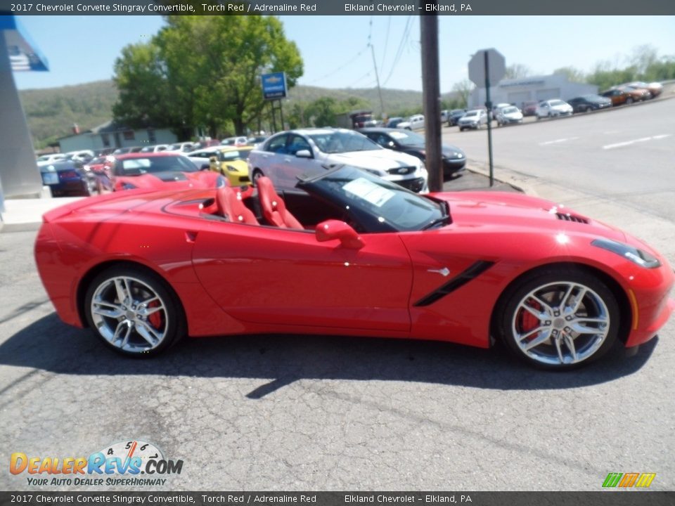 2017 Chevrolet Corvette Stingray Convertible Torch Red / Adrenaline Red Photo #8