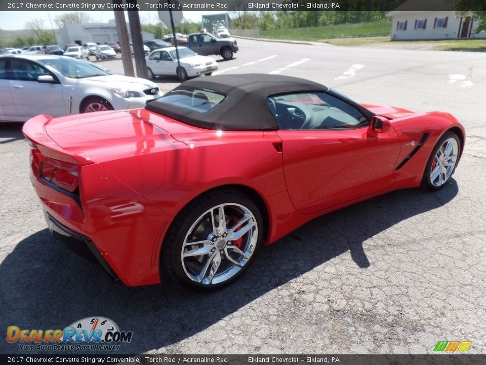 2017 Chevrolet Corvette Stingray Convertible Torch Red / Adrenaline Red Photo #9