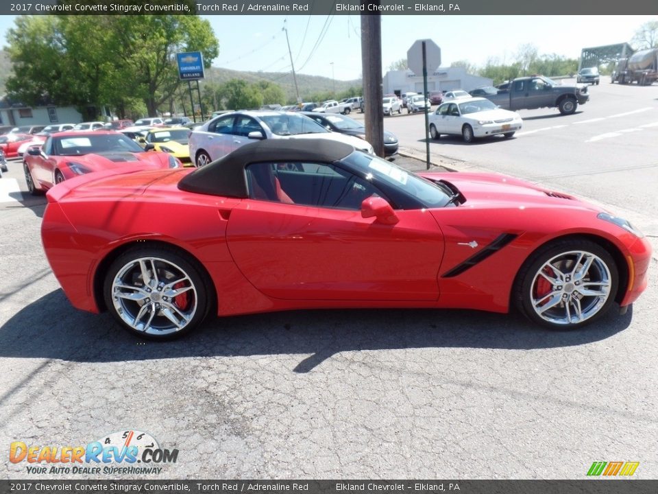 2017 Chevrolet Corvette Stingray Convertible Torch Red / Adrenaline Red Photo #10