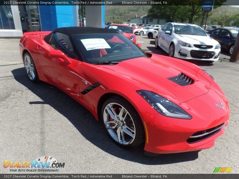 2017 Chevrolet Corvette Stingray Convertible Torch Red / Adrenaline Red Photo #11