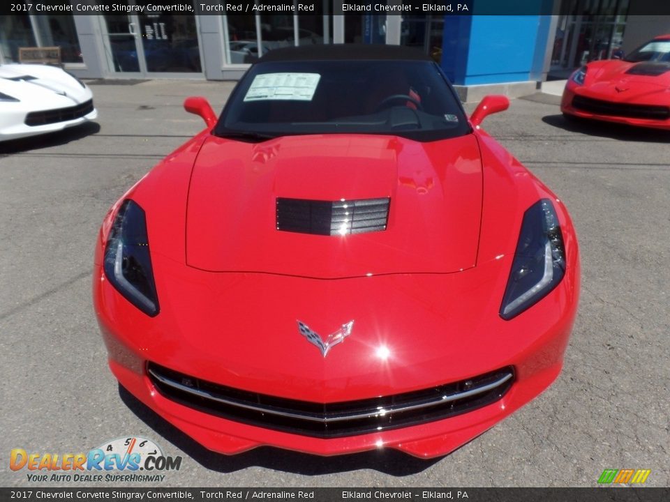 2017 Chevrolet Corvette Stingray Convertible Torch Red / Adrenaline Red Photo #12