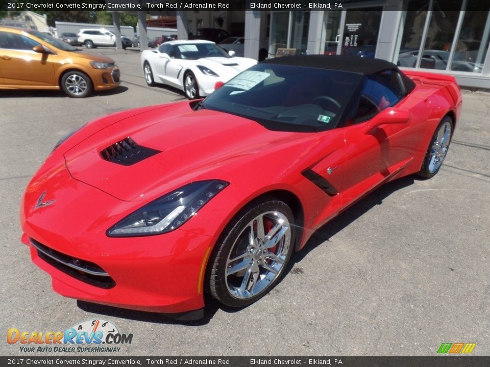 2017 Chevrolet Corvette Stingray Convertible Torch Red / Adrenaline Red Photo #13