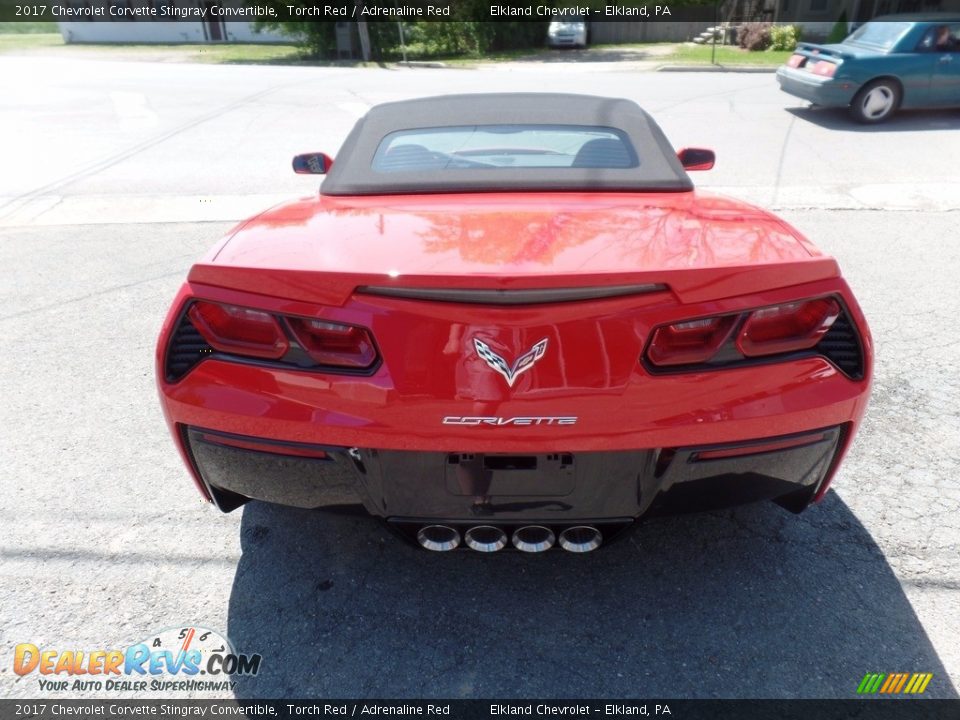 2017 Chevrolet Corvette Stingray Convertible Torch Red / Adrenaline Red Photo #16