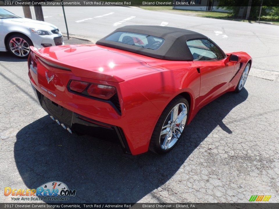 2017 Chevrolet Corvette Stingray Convertible Torch Red / Adrenaline Red Photo #17