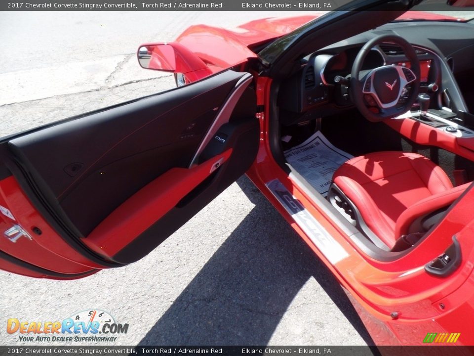 2017 Chevrolet Corvette Stingray Convertible Torch Red / Adrenaline Red Photo #20