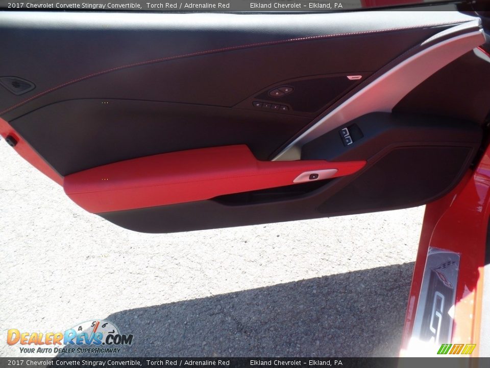 2017 Chevrolet Corvette Stingray Convertible Torch Red / Adrenaline Red Photo #21
