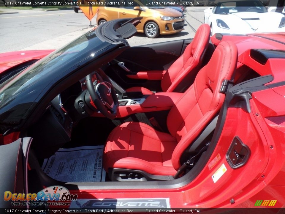 2017 Chevrolet Corvette Stingray Convertible Torch Red / Adrenaline Red Photo #23