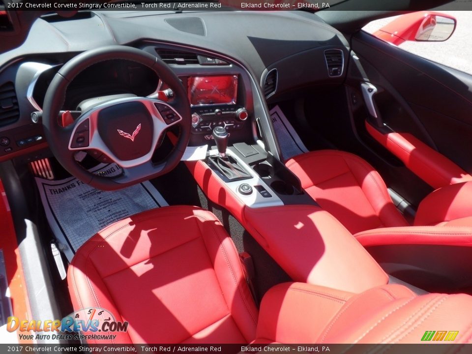 2017 Chevrolet Corvette Stingray Convertible Torch Red / Adrenaline Red Photo #24