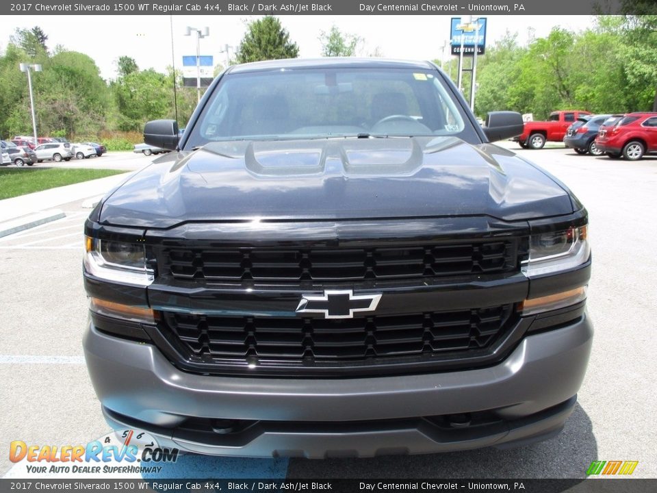 2017 Chevrolet Silverado 1500 WT Regular Cab 4x4 Black / Dark Ash/Jet Black Photo #10