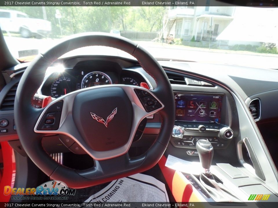 2017 Chevrolet Corvette Stingray Convertible Torch Red / Adrenaline Red Photo #25