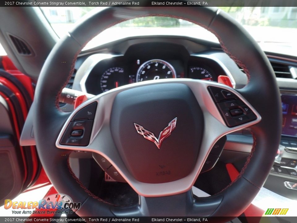2017 Chevrolet Corvette Stingray Convertible Torch Red / Adrenaline Red Photo #26