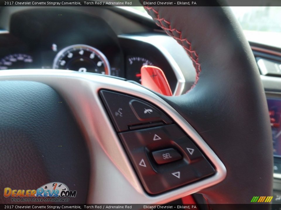 2017 Chevrolet Corvette Stingray Convertible Torch Red / Adrenaline Red Photo #27