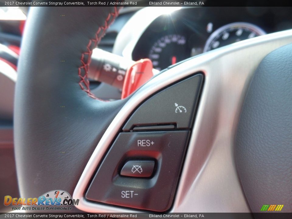 2017 Chevrolet Corvette Stingray Convertible Torch Red / Adrenaline Red Photo #28