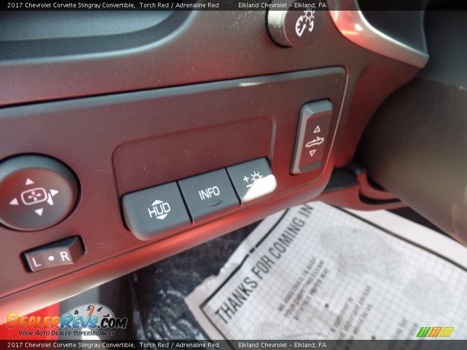 2017 Chevrolet Corvette Stingray Convertible Torch Red / Adrenaline Red Photo #29