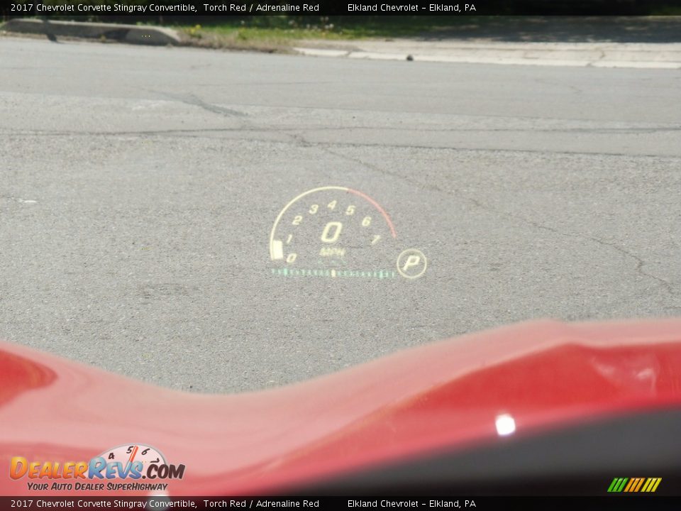 2017 Chevrolet Corvette Stingray Convertible Torch Red / Adrenaline Red Photo #31