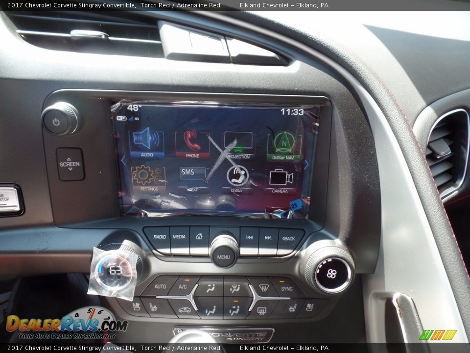2017 Chevrolet Corvette Stingray Convertible Torch Red / Adrenaline Red Photo #32