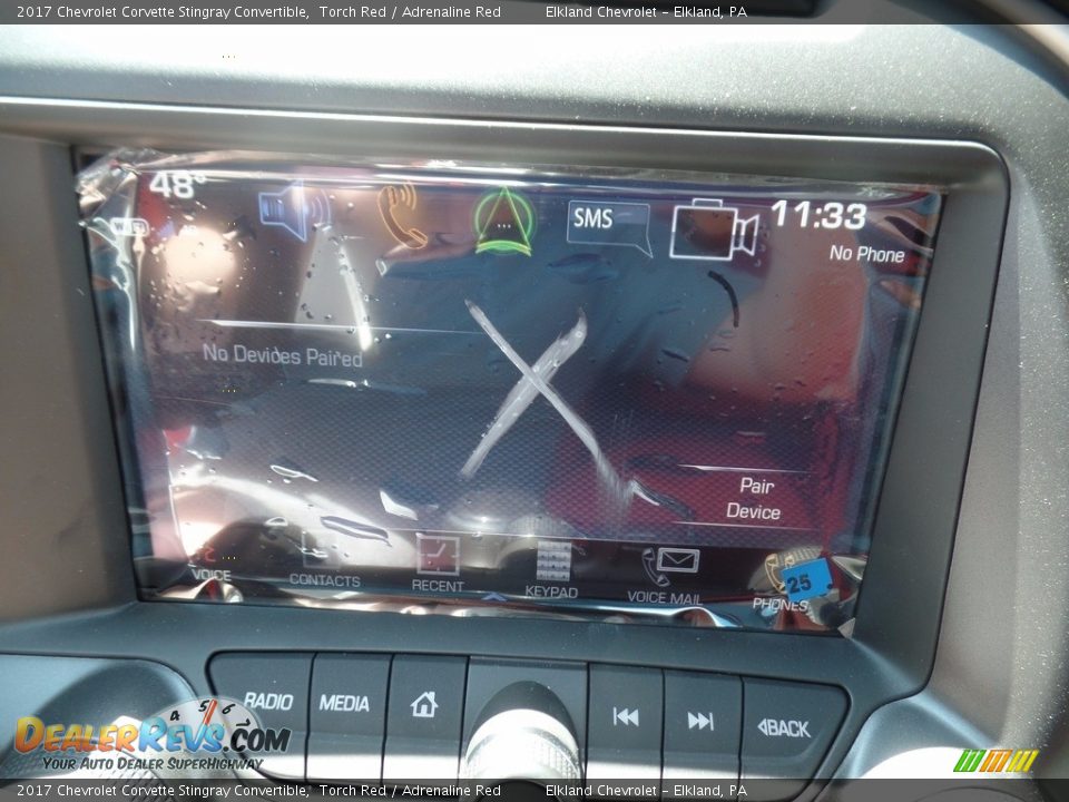 2017 Chevrolet Corvette Stingray Convertible Torch Red / Adrenaline Red Photo #35