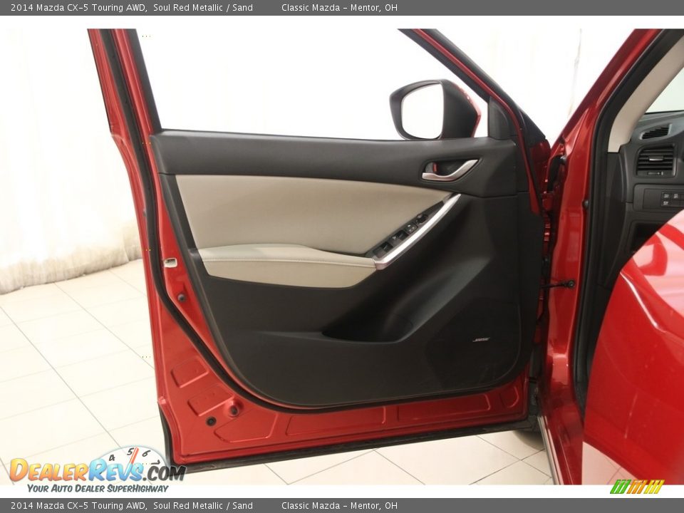 2014 Mazda CX-5 Touring AWD Soul Red Metallic / Sand Photo #4