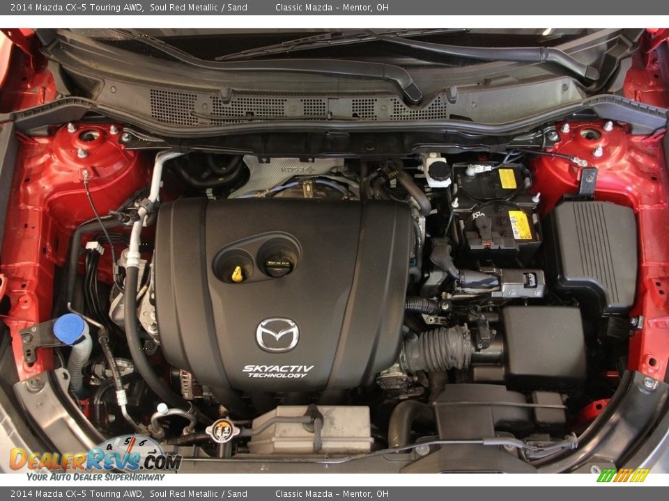 2014 Mazda CX-5 Touring AWD Soul Red Metallic / Sand Photo #16
