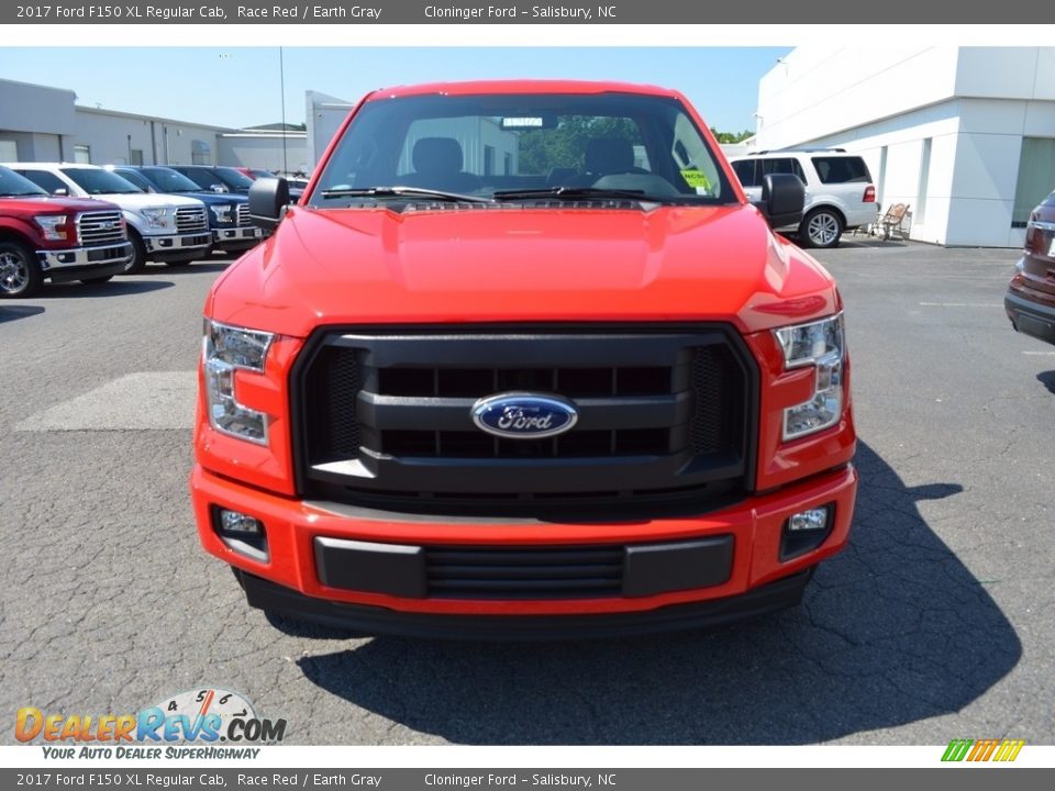 2017 Ford F150 XL Regular Cab Race Red / Earth Gray Photo #4