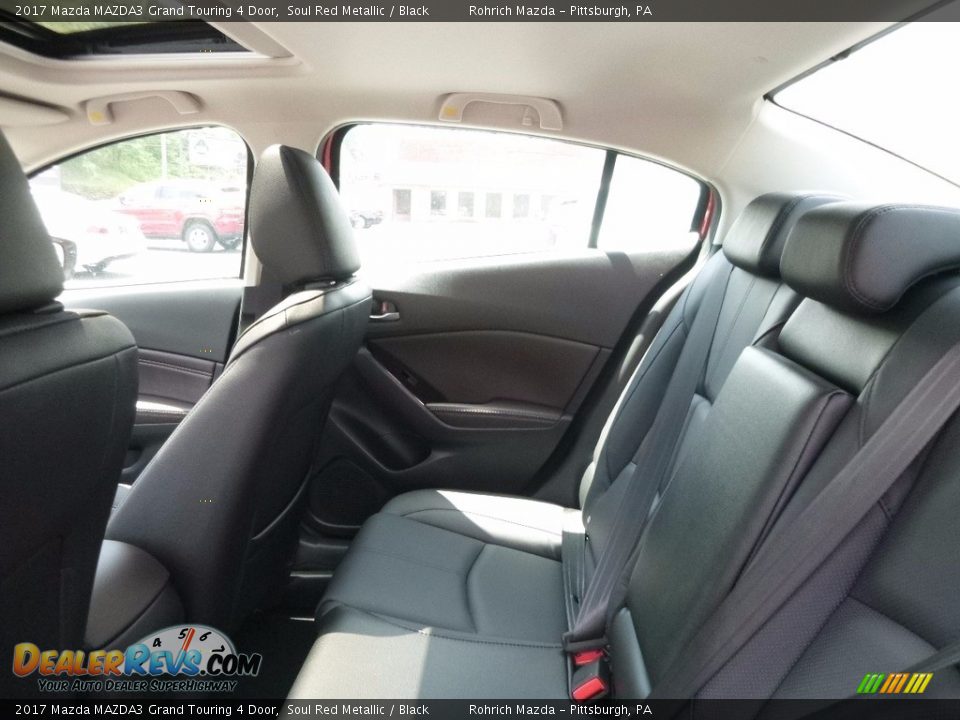 2017 Mazda MAZDA3 Grand Touring 4 Door Soul Red Metallic / Black Photo #7