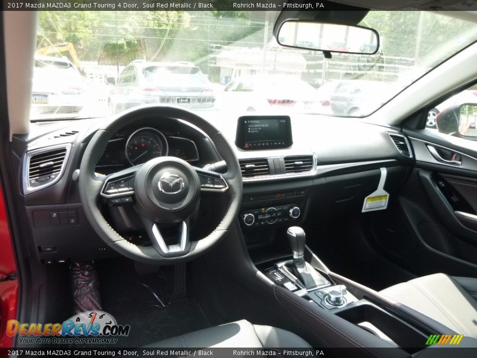 2017 Mazda MAZDA3 Grand Touring 4 Door Soul Red Metallic / Black Photo #8
