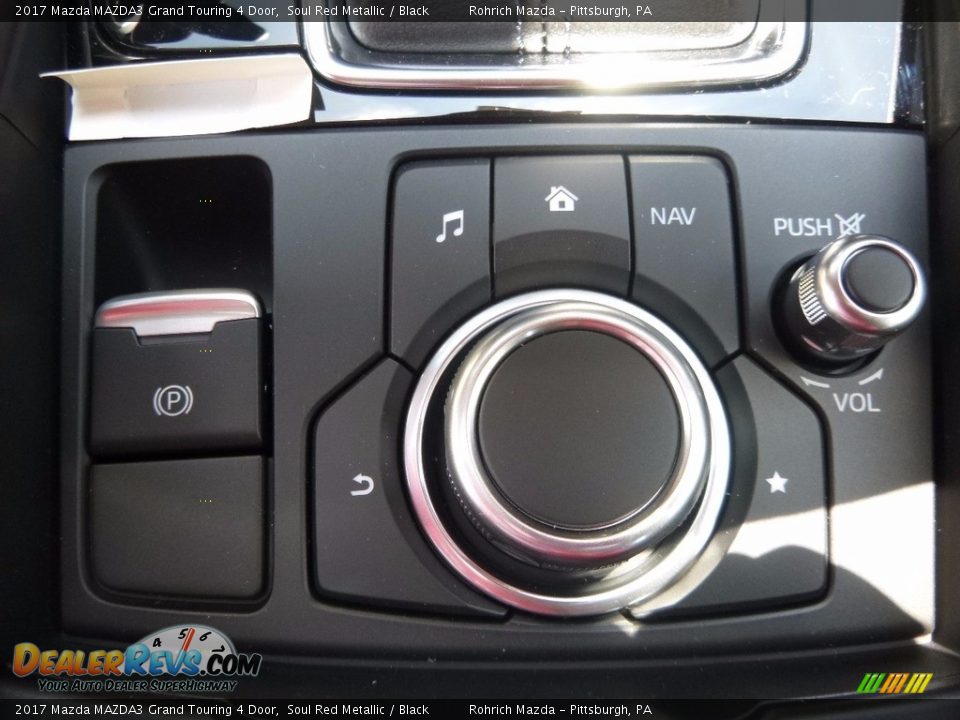 2017 Mazda MAZDA3 Grand Touring 4 Door Soul Red Metallic / Black Photo #12