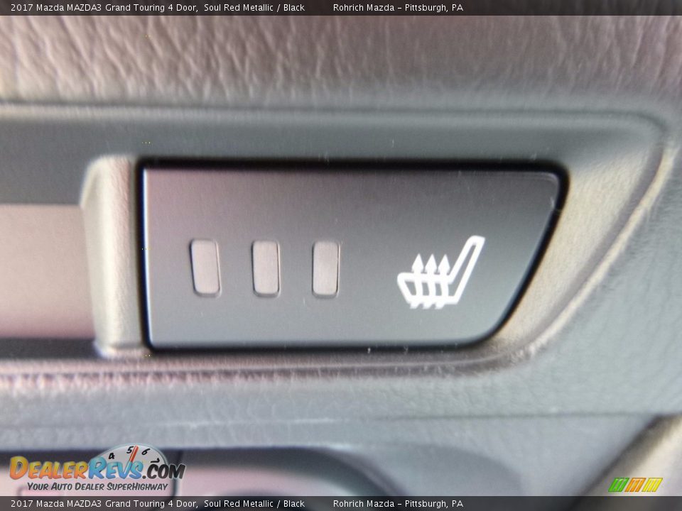 2017 Mazda MAZDA3 Grand Touring 4 Door Soul Red Metallic / Black Photo #13
