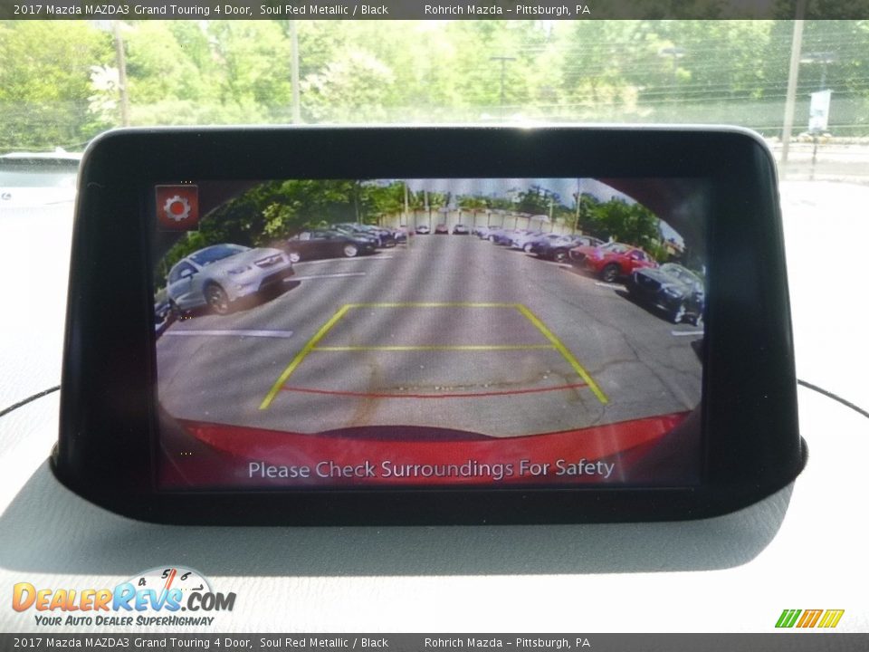 2017 Mazda MAZDA3 Grand Touring 4 Door Soul Red Metallic / Black Photo #14