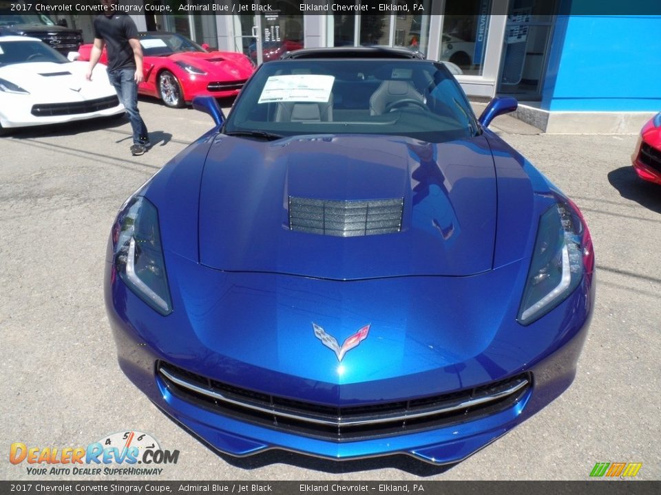 2017 Chevrolet Corvette Stingray Coupe Admiral Blue / Jet Black Photo #3