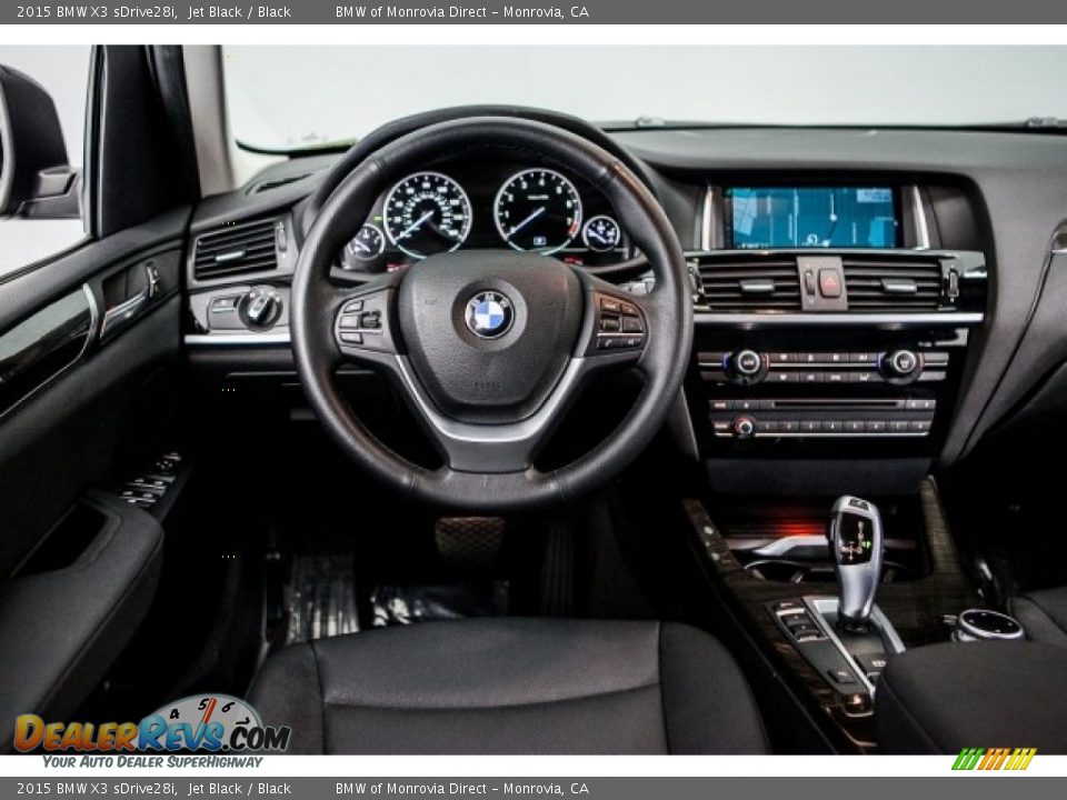 2015 BMW X3 sDrive28i Jet Black / Black Photo #4