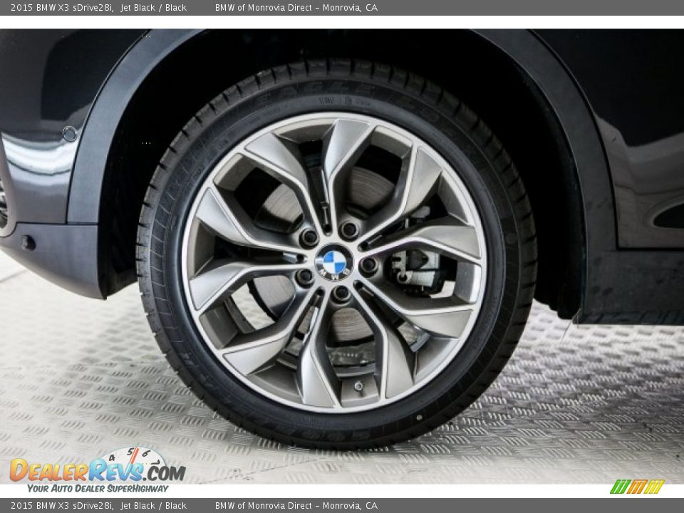 2015 BMW X3 sDrive28i Jet Black / Black Photo #8