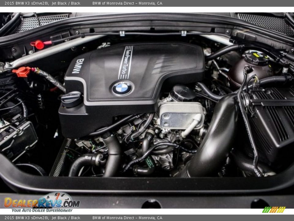 2015 BMW X3 sDrive28i Jet Black / Black Photo #9