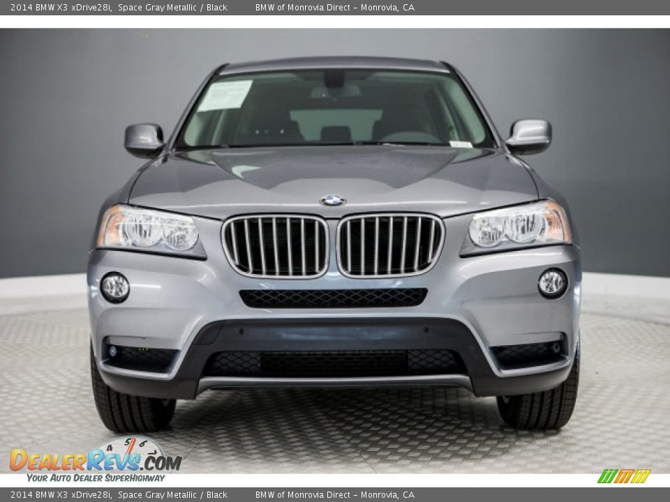 2014 BMW X3 xDrive28i Space Gray Metallic / Black Photo #2