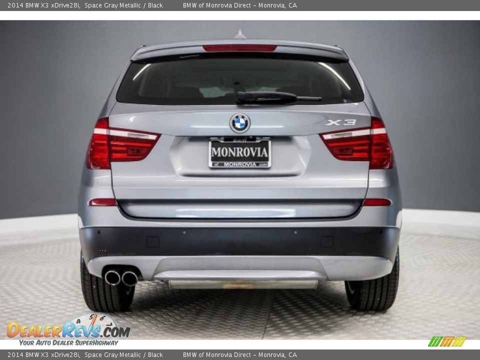 2014 BMW X3 xDrive28i Space Gray Metallic / Black Photo #3