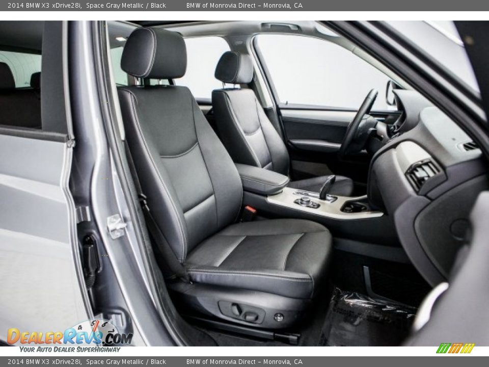 2014 BMW X3 xDrive28i Space Gray Metallic / Black Photo #6