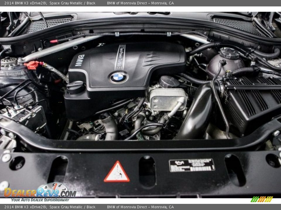 2014 BMW X3 xDrive28i Space Gray Metallic / Black Photo #9
